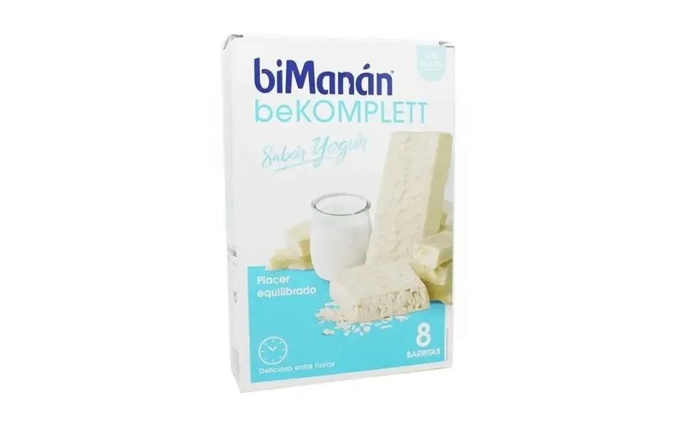 Bimanán Sustitutive Yogurt Bars 8 Units