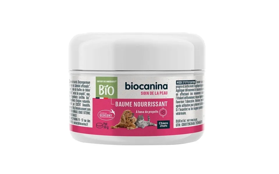 Biocanine Nourishing Balm With Organic Propolis Dogs And Cats 50g