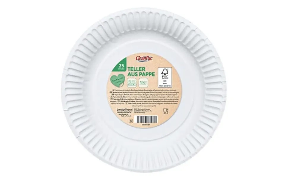 Cleanpac - Paper Plates 23 Cm