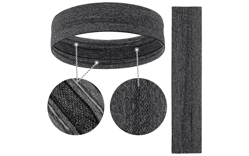 Flexible Fabric Headband For Running Fitness Orange