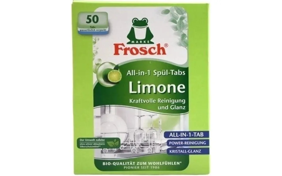 Frosch Eco Dishwasher Tablets All In 1 Lemon 1×50 Pcs - Dishwasher Tablets