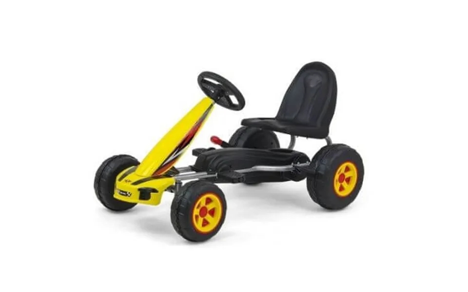 Kids Pedal Go-kart - Viper Yellow