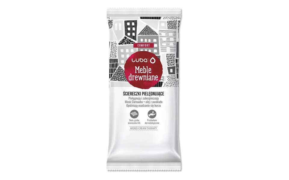 Luba Comfort Wooden Brushes For Cleaning Furniture - 32 Pieces