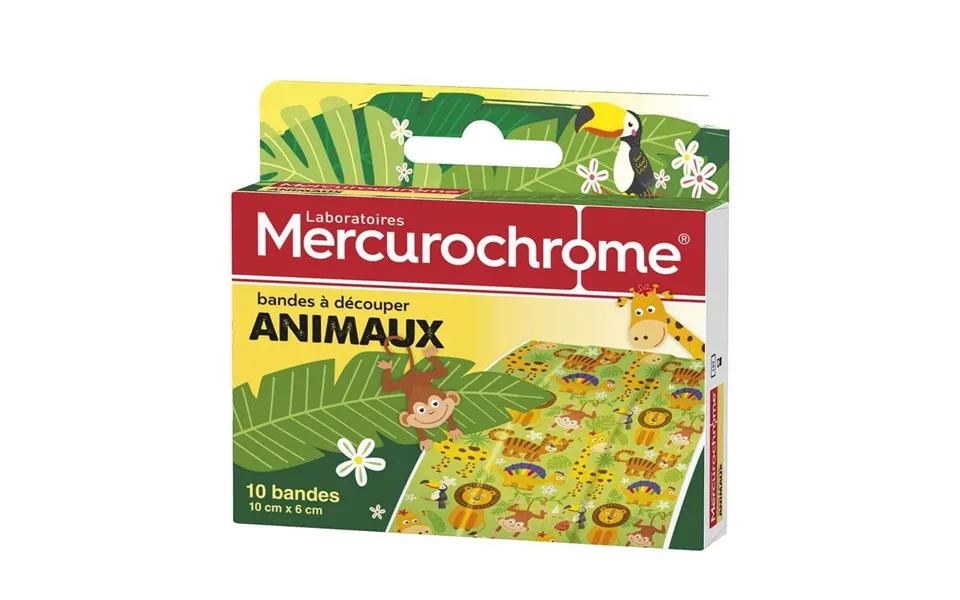Mercurochrome Animal Cutting Bandages X10