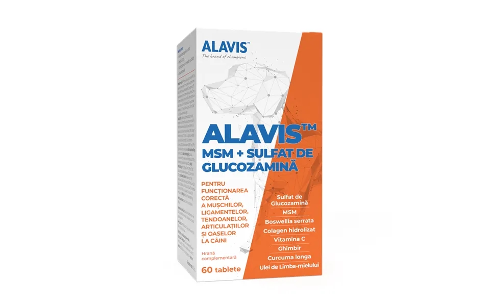 Msm Glucosamine Sulfate For Dogs - 60 Tablets
