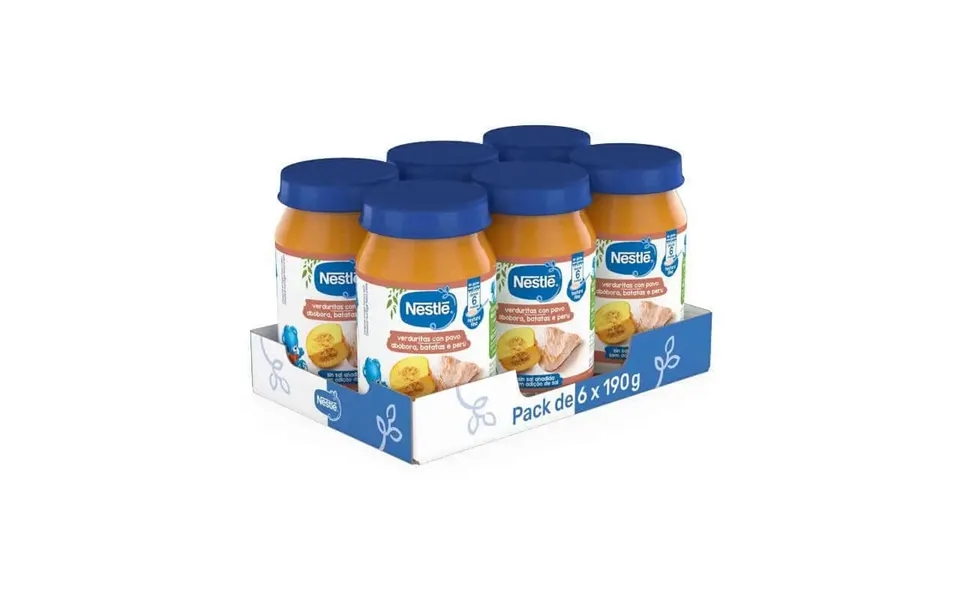 Nestlé Nestlé Nestlé Pack Savoury Vegetable And Turkey Tartines - 190g X 6 Pack