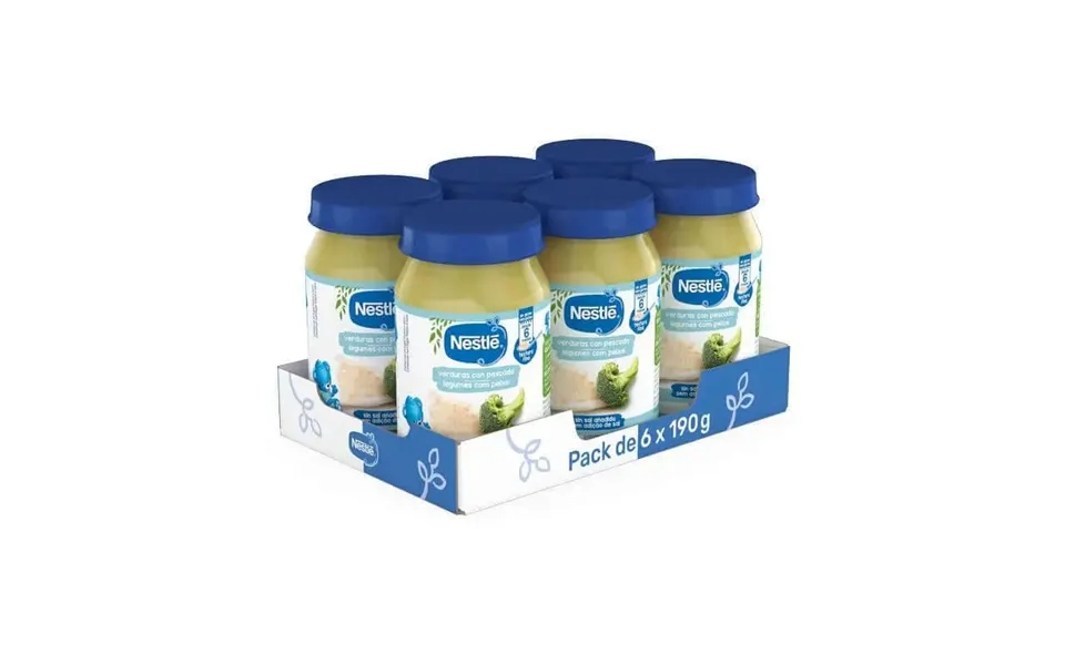 Nestlé Nestlé Pack Salted Vegetables And Fish Jars - 190g X 6 Pack