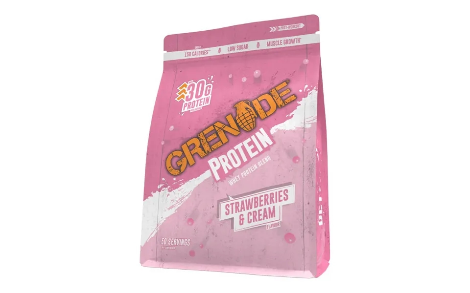Protein From Whey Powder Strawberries And Cream - 2 Kg