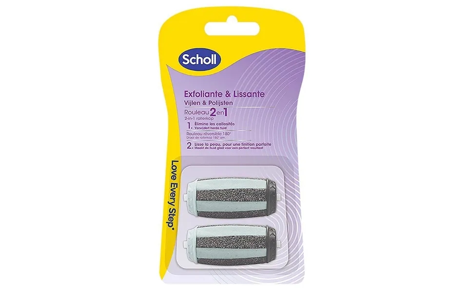 Scholl Replacement Exfoliating And Smoothing Rollers X2