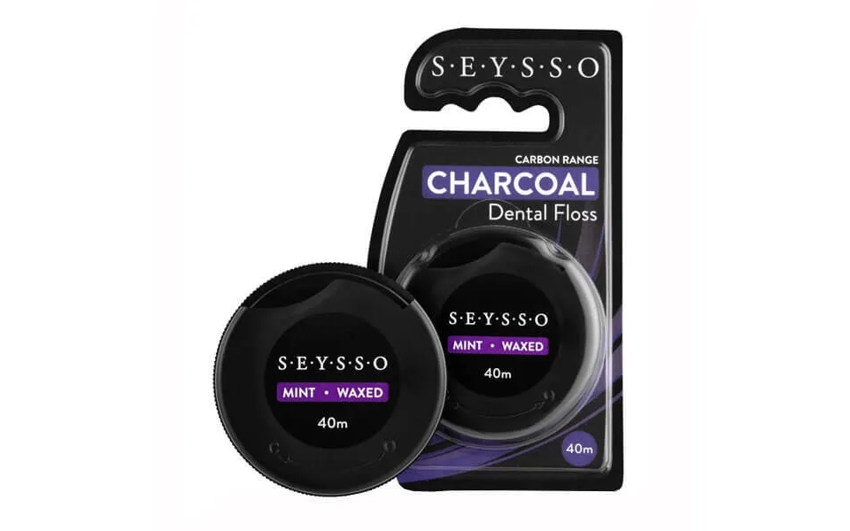Seysso Carbon - Activated Carbon Dental Floss