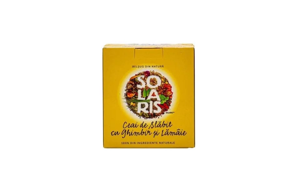 Slimming Tea With Ginger And Lemon 20dz Solaris