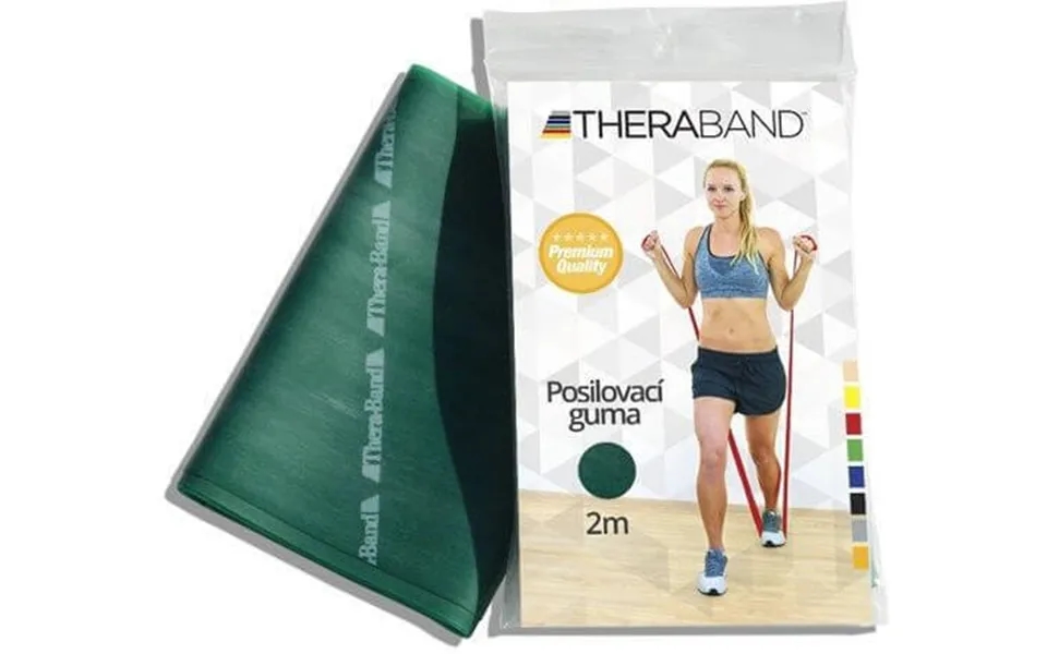 Theraband Reinforcing Rubber 2m Green Thick