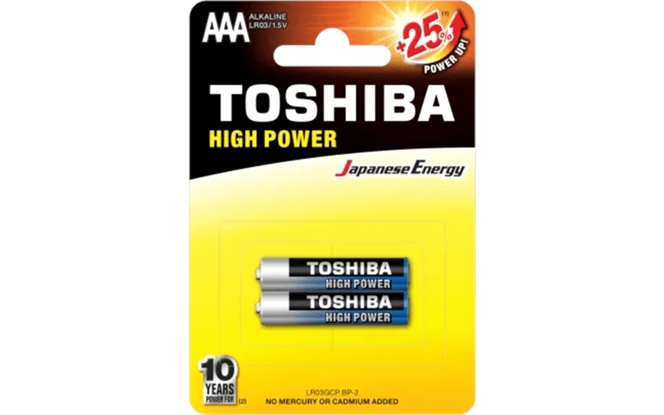 Toshiba R3-aaa Alkaline Batteries - 2 Pcs