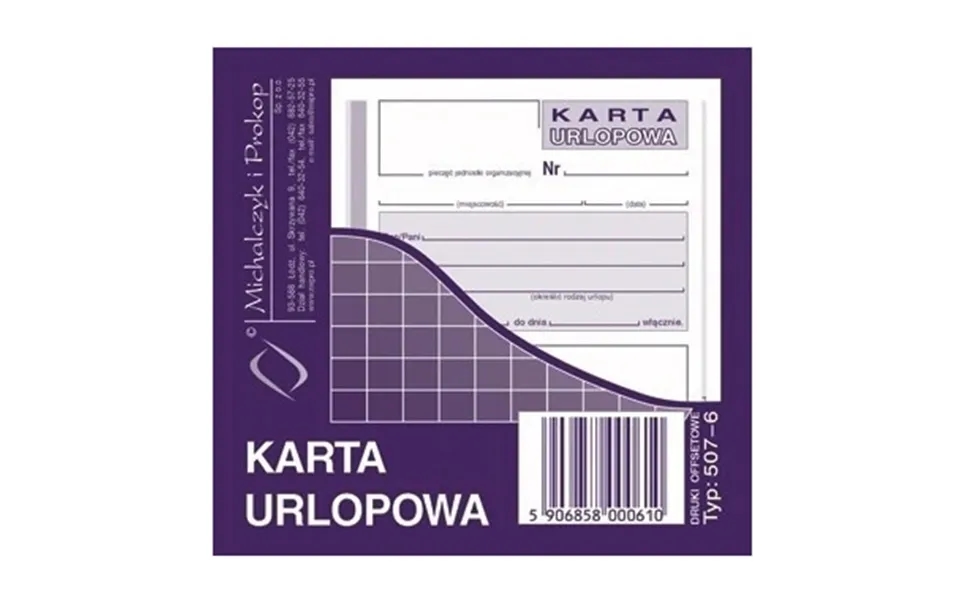 Vacation Card A6 - 40 Sheets