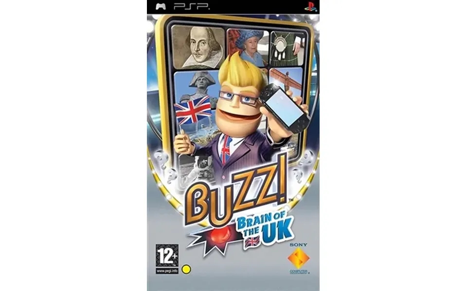 Buzz Brain Of The Uk Used Psp Game