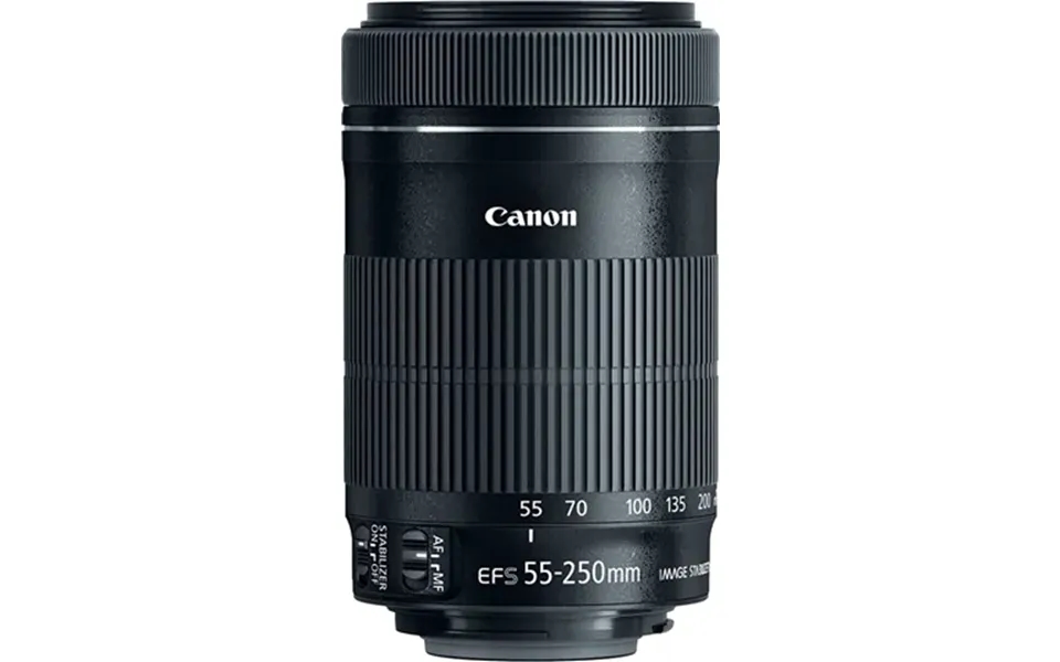 Canon Ef-s 55-250mm F 4-5.6 Is Black Lens Used