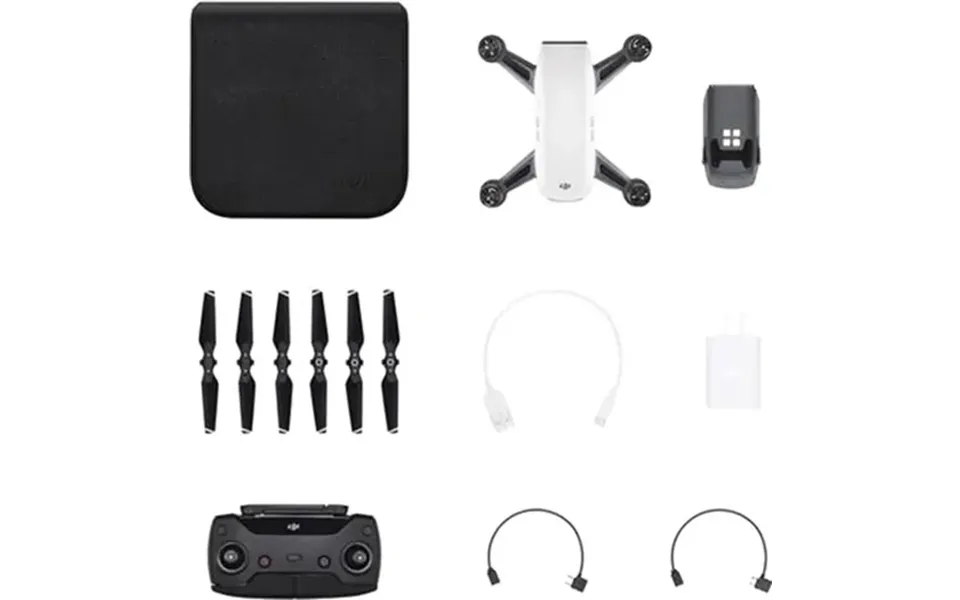 Dji Spark Controller Combo Quadcopter - Alpine White Grade Good Used