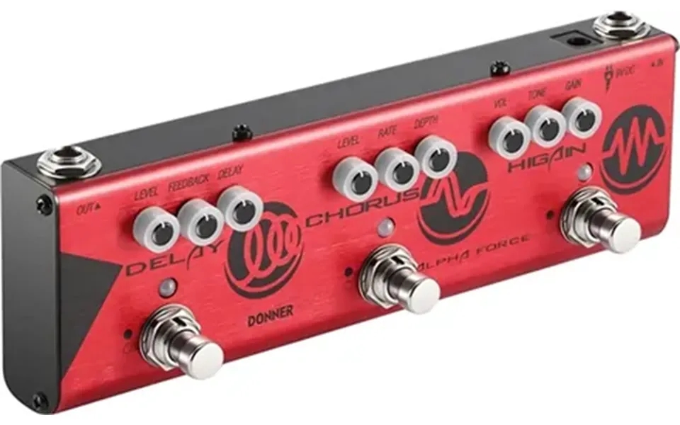 Donner Multi Guitar Effect Pedal Alpha Force 3 Grade Good Used