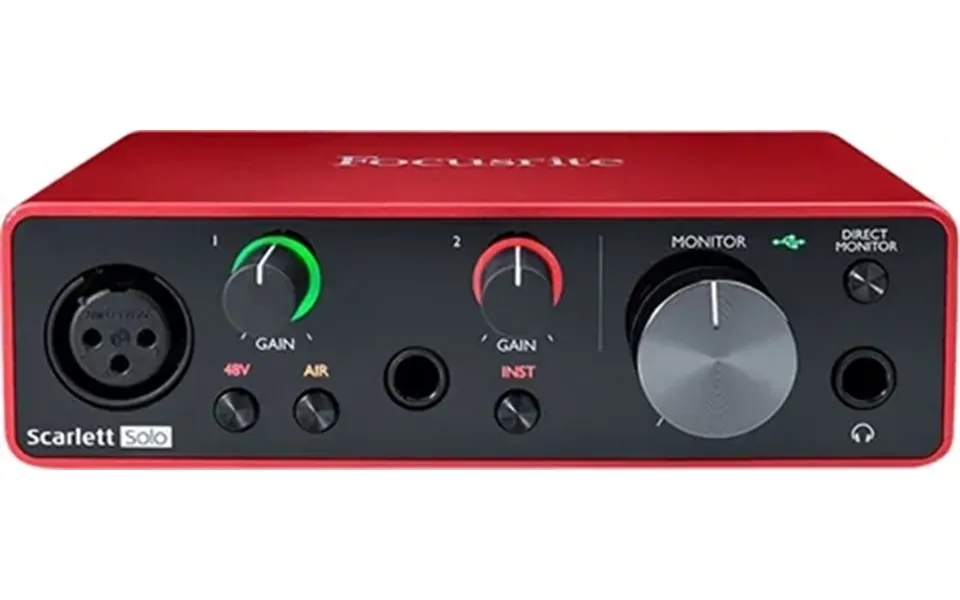 Focusrite Scarlett Solo 3rd Gen Usb Audio Interface Grade Excellent Used