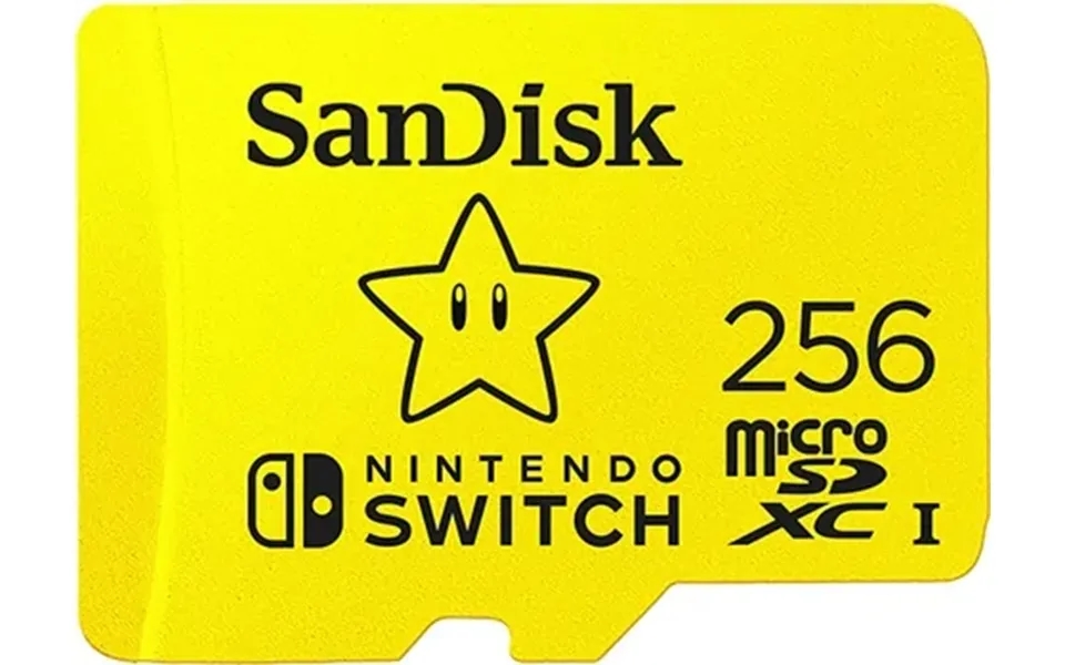 Sandisk Nintendo Switch 256gb Microsdxc Card Uhs-i U3 Used