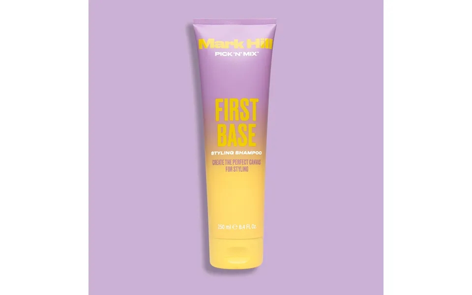First Base Styling Shampoo 250ml Cleansing Shampoo For Styling Ready Hair Mark Hill Hair