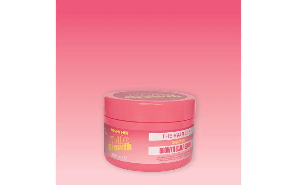 Hello Growth Scalp Scrub 200ml Exfoliating Scalp Treatment Mark Hill Hair