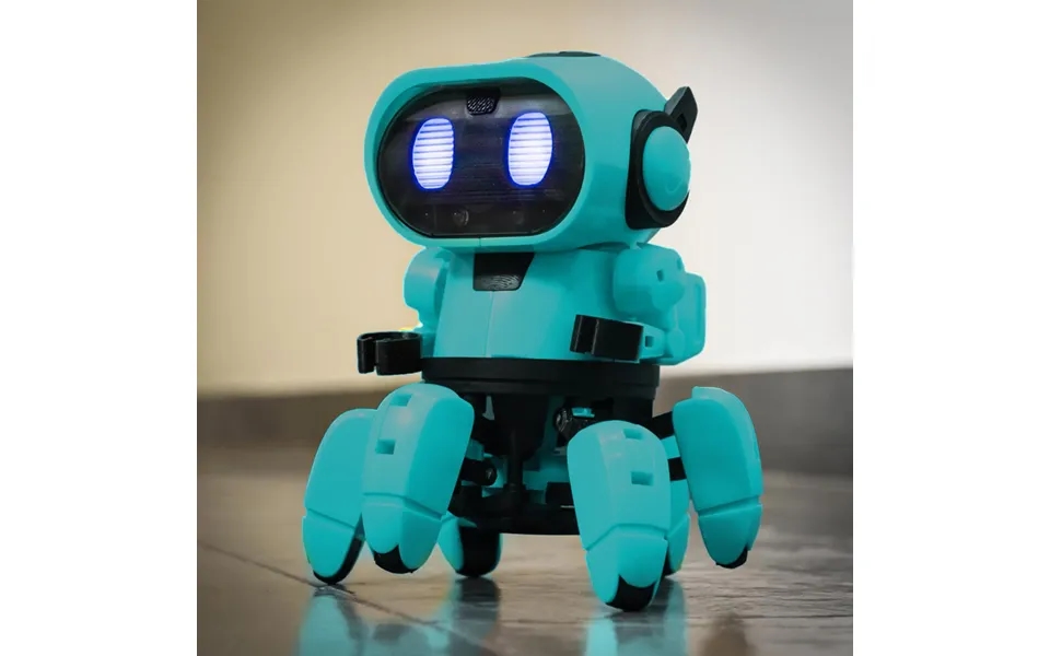 Construct & Create Tobbie The Self-guiding Ai Robot Blue