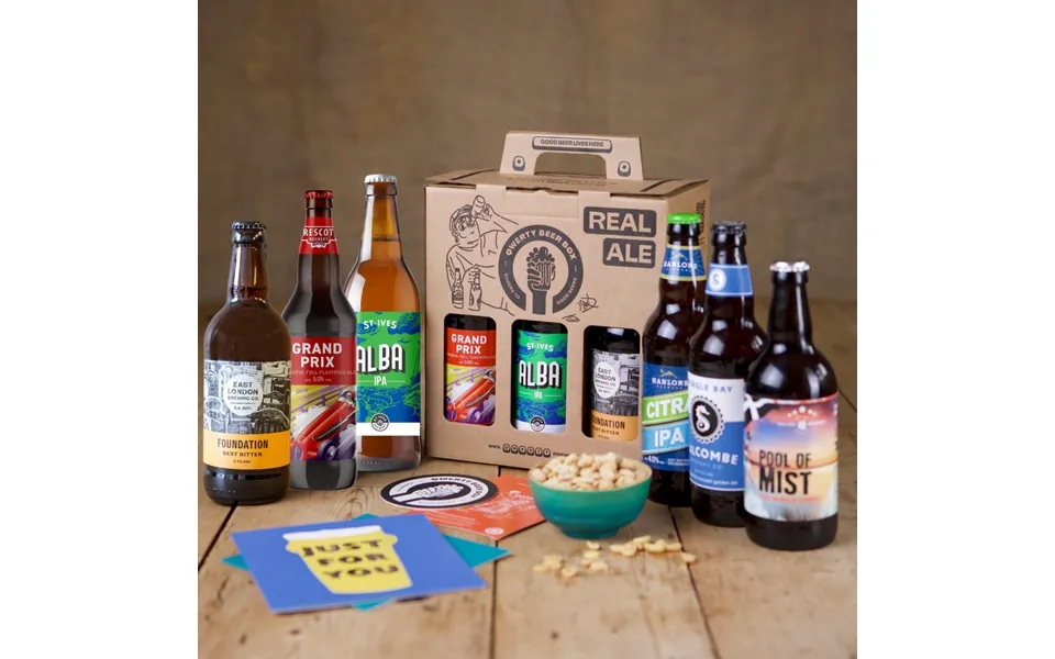Qwerty Real Ale And Snack Beer Box