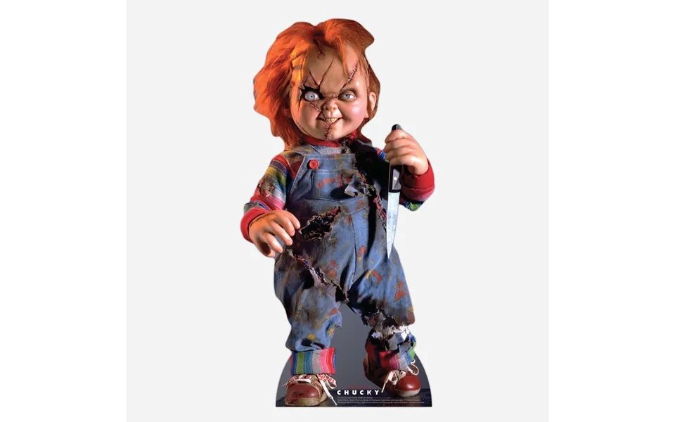 Scarred Chucky Lifesize Cardboard Cutout