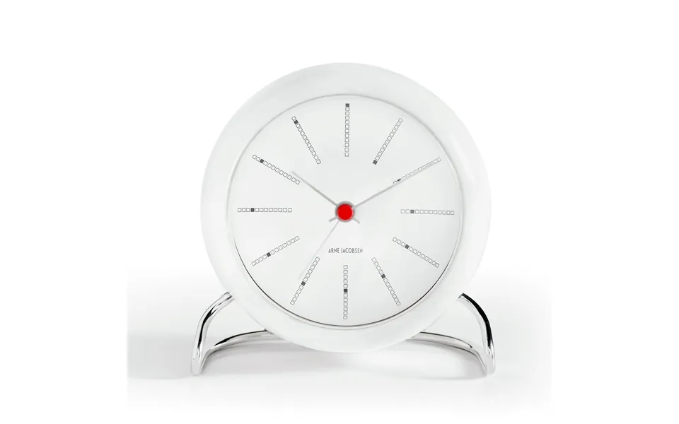 Arne Jacobsen Clocks Aj Bankers Table Clock White