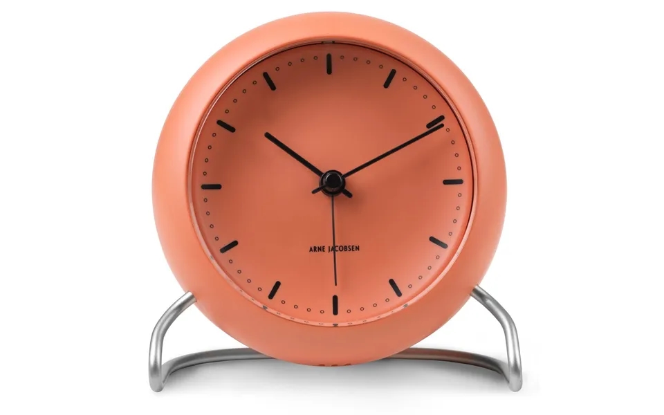 Arne Jacobsen Clocks Aj City Hall Table Clock Pale Orange