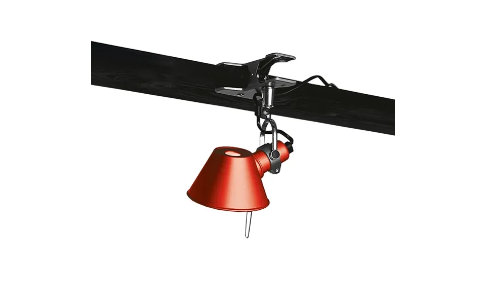 Artemide Tolomeo Micro Pinza Wall Lamp Clamp Attachment Red