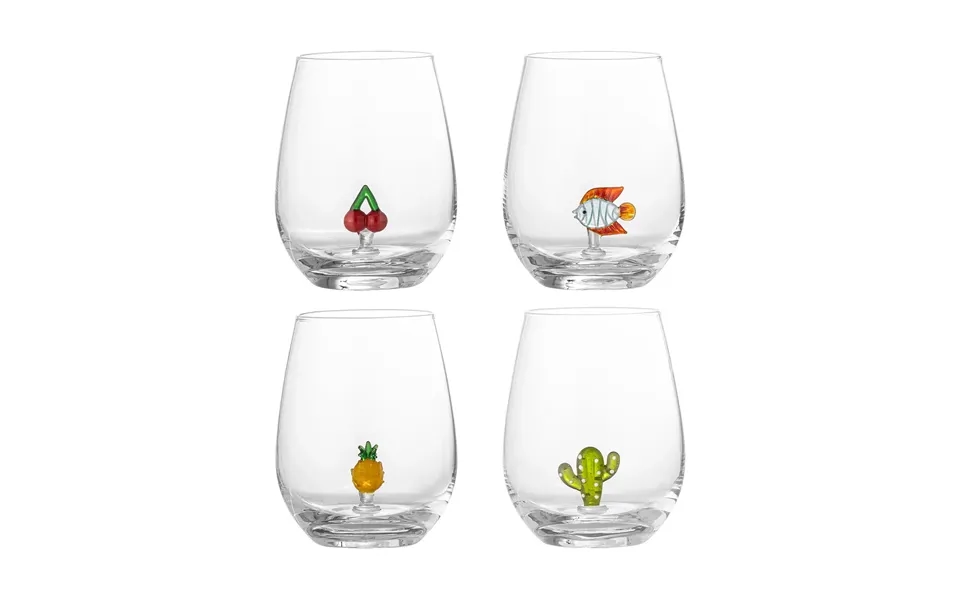 Bloomingville Misa Drinking Glasses 56 Cl 4 Pieces Clear