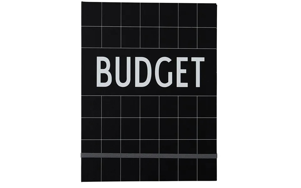Design Letters Design Letters Budget Book Black