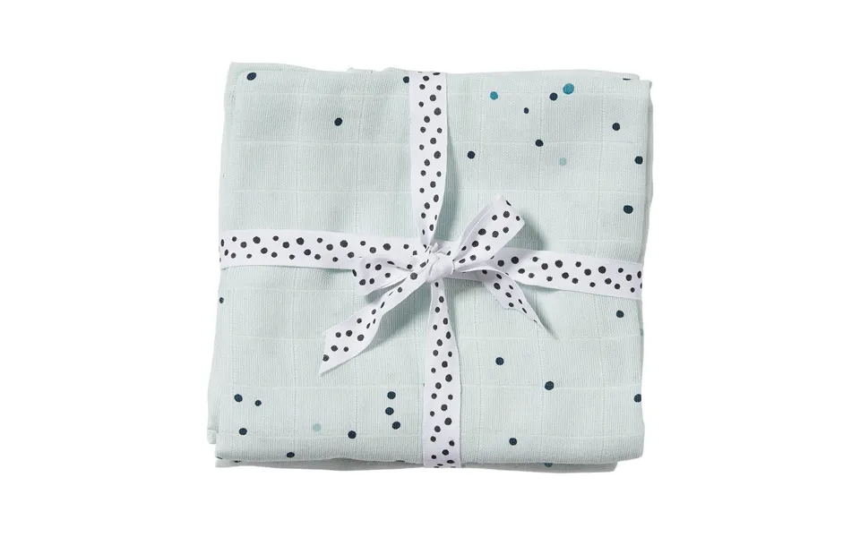 Done By Deer Dreamy Dots Washcloth 2-pack Blue