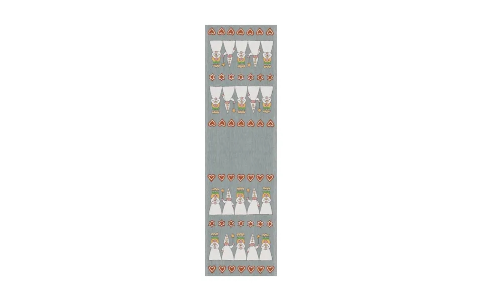 Ekelund Linneväveri Luciamorgon Table Runner 35x120 Cm Multi