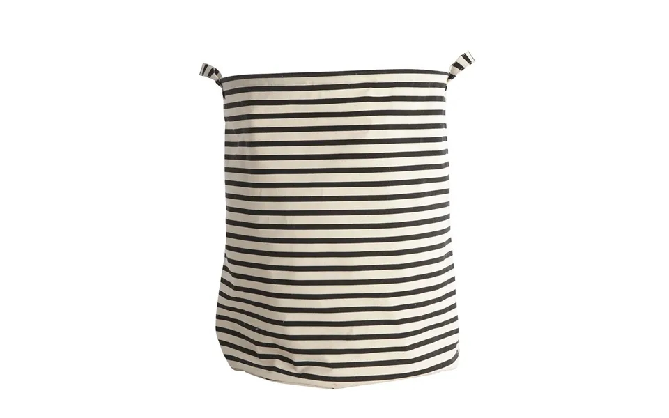 House Doctor House Doctor Laundry Bag Stripes Black-white