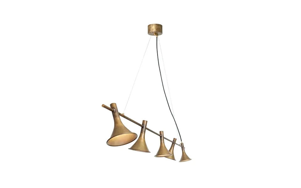 Konsthantverk Megafon 5-low Straight Pendulum Raw Brass