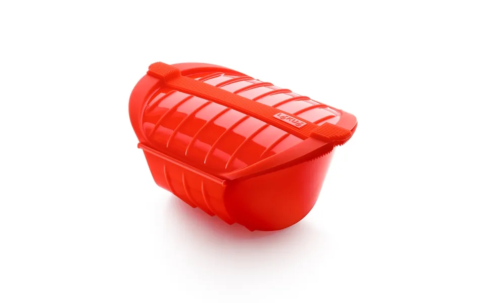 Lékué Lékué Deep Steamer Micro Tray 3-4 Servings. Red