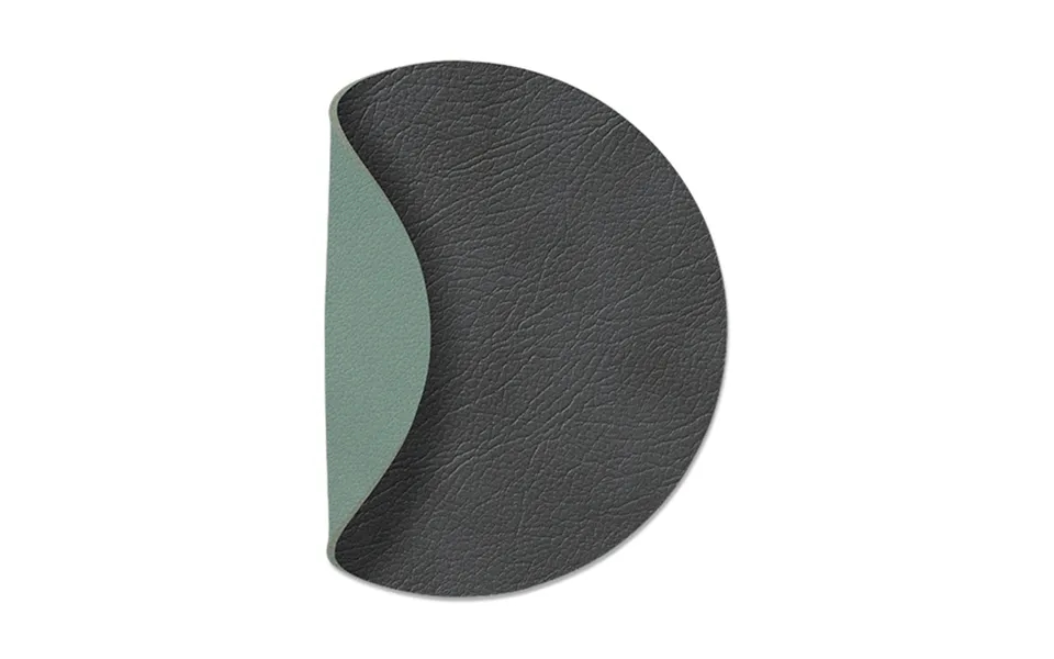 Lind Dna Cloud-nupo Coaster Reversible Circle 1 Pcs Anthracite-pastel Green