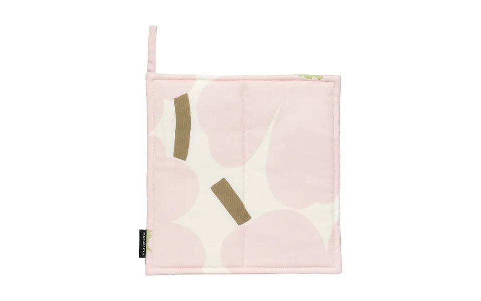 Marimekko Pieni Unikko Pot Holder 21,5x21,5 Cm Off White-pink-pear-sand