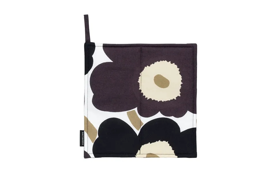 Marimekko Pieni Unikko Pot Holder 21,5x21,5 Cm White-dark Grey-beige