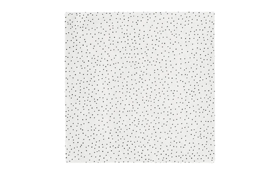 Scandi Essentials Solstickan Napkins 33x33 Cm 20 Pack White-black