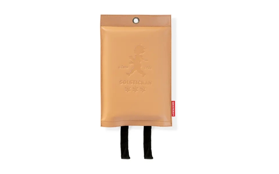 Solstickan Design Solstickan Fire Blanket Leather 120x120 Cm Light Leather