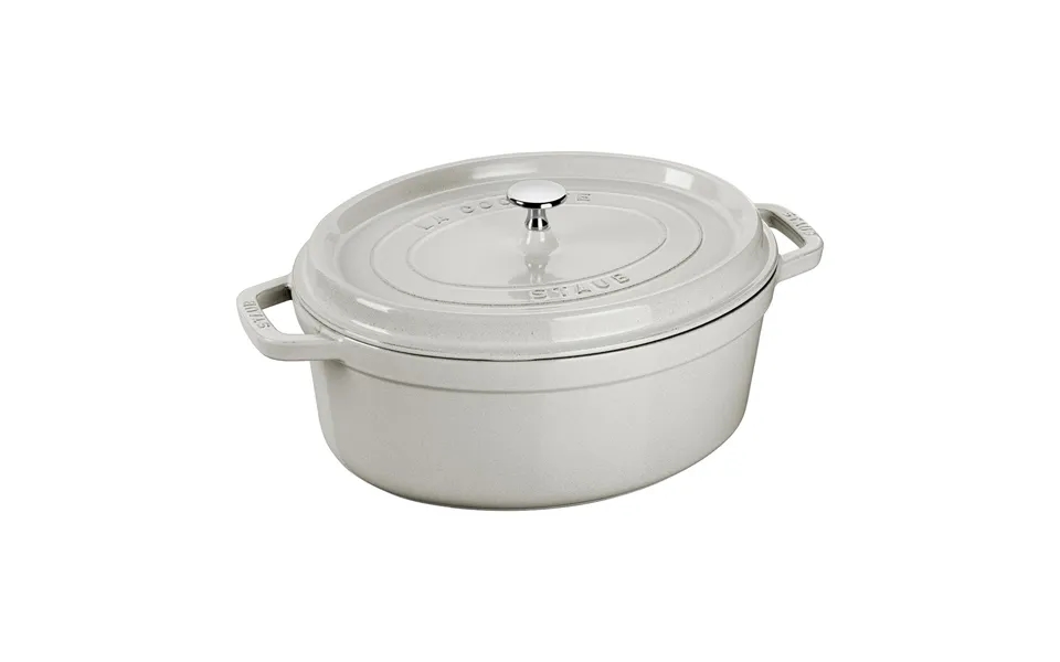 Staub Staub White Truffle Casserole Oval 4.2 L