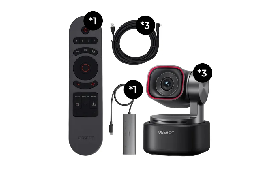 Obsbot Tiny 3 Multicam Combo