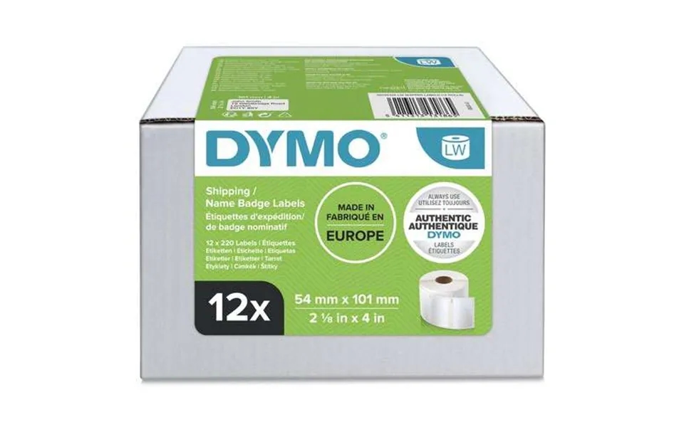 Dymo S0722420 Labelwriter Shipping Labels Box Of 12 Rolls 101 X 54mm