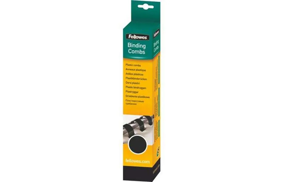 Fellowes 5331102 10mm Black Comb 25pk