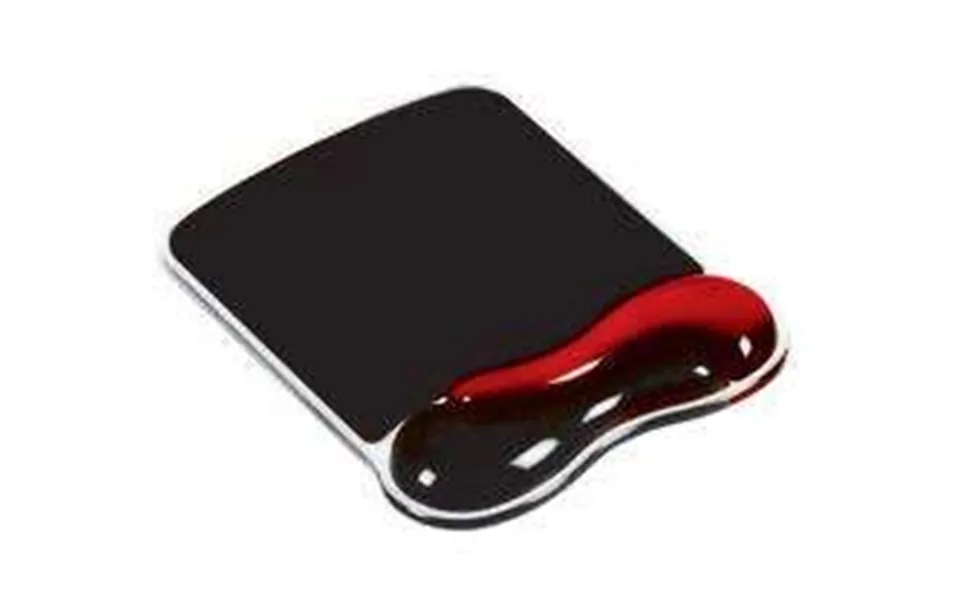 Kensington 62402 Duo Gel Mouse Pad Wave Red And Smoke
