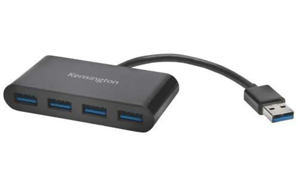 Kensington K39121eu Usb 3.0 4-port Hub For Windows And Mac